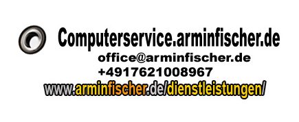 computerservice.arminfischer.de office@arminfischer.de +4917621008967 . Logo